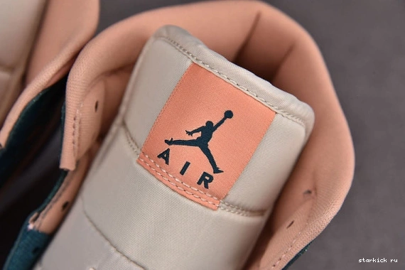 (W) BQ6472-308 Teal Green 1 Mid Jordan Dark  BQ6472-308 0410